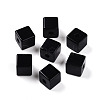 Natural Black Obsidian European Beads G-N345-07A-01-1