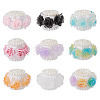 7Pcs 7 Colors Polymer Clay with Imitation Pearl Beads CLAY-TA0001-78-1