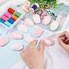 12Pcs 2 Colors Felt Rabbit Ear Ornament Accessories FIND-FG0002-31-3
