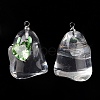 Halloween Transparent Acrylic Enamel Pendants OACR-A018-01-4