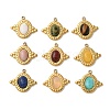 Natural Mixed Stone Pendants STAS-F312-11G-1