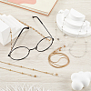 4Pcs 4 Styles Iron & Alloy Eyeglasses Chains AJEW-CN0002-75B-4
