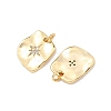 SHEGRACE Brass Micro Pave Clear Cubic Zirconia Pendants XGRQ2C946-404G-2