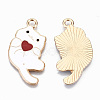 Alloy Enamel Pendants X-ENAM-N055-001A-NR-2