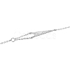 TINYSAND Fashion 925 Sterling Silver Cubic Zirconia Cupid/Cherub's Arrow Bracelet TS-B304-S-3