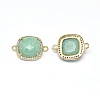 Natural Amazonite Links connectors G-L514-019E-2