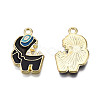 Alloy Enamel Pendants ENAM-N059-76-1