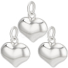 3Pcs 925 Sterling Silver Pendants STER-BBC0007-91-1