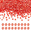 Picasso Baking Paint Glass Seed Beads SEED-TA0001-62H-1