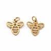 Ion Plating(IP) 304 Stainless Steel Pendants LS-STAS-E185-09G-1