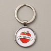 Teacher's Day Time Gem Keychain KEYC-WH0029-51C-P-1