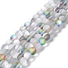 Synthetic Moonstone Beads Strands G-E573-01C-14-2
