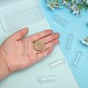 12Pcs Transparent Glass Straw Dustproof Covers AJEW-FG0002-37B-3