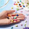 30Pcs 15 Colors Baking Paint Opaque Acrylic Beads ACRP-TA0001-05-6