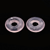 Natural Rose Quartz Pendants G-T122-66Q-2
