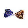 Flower Glass Beads GLAA-T025-35M-2