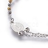 201 Stainless Steel Charm Bracelets BJEW-P258-15-3