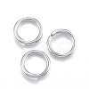 Tarnish Resistant 304 Stainless Steel Open Jump Rings X-STAS-E113-14P-1