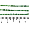 Transparent Glass Beads Strands X-GLAA-H027-01G-5