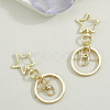 18Pcs Alloy Swivel Keychain Clasps KEYC-SP0001-48A-G-7