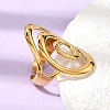 304 Stainless Steel Cuff Open Rings for Women RJEW-L342-05G-2