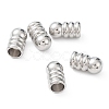 Non-Tarnish 201 Stainless Steel Cord End STAS-P327-02P-2