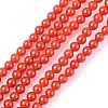 Natural Carnelian Beads Strands X-G-C076-4mm-2A-1