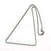 304 Stainless Steel Rope Chain Necklaces NJEW-M124-09-3