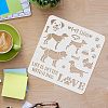 Plastic Reusable Drawing Painting Stencils Templates DIY-WH0172-302-3
