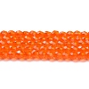 Transparent Glass Beads Strands GLAA-H021-04-26-2