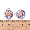 Printed Alloy Pendants AL-CBA7256-22G-2
