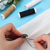 10Pcs 1-Hole Alloy Rhinestone Shank Button BUTT-GF0003-54-6