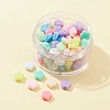 120Pcs Opaque Acrylic Beads SACR-FS0001-16-1