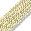 Eco-Friendly Glass Pearl Bead Strands X-HY-A008-8mm-RB003-1