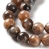 Natural Black Sunstone Beads Strands G-U009-A01-04-4