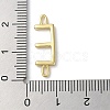 Rack Plating Brass Connector Charms KK-P245-07G-E-3