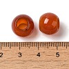 Natural Red Agate European Beads G-N342-03N-3