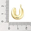 Rack Plating Brass Balloon Letter Pendants KK-C050-01G-U-3