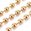 PVD Vacuum Plating 304 Stainless Steel Ball Chains CHS-F009-01C-G-4