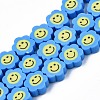 Handmade Polymer Clay Bead Strands CLAY-N006-73B-1