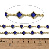 Brass Glass Rhombus Link Chains CHC-R001-05G-01-3
