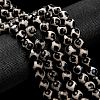 Tibetan Style Turtle Back Pattern dZi Beads X-G-H1453-1-6