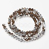 Electroplate Transparent Glass Beads Strands EGLA-A034-T4mm-M-3