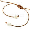 Shell Pendant Necklaces NJEW-TA00179-02-5