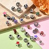 30Pcs 10 Styles Alloy European Beads MPDL-YW0001-03-4