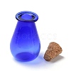 Glass Cork Bottles Ornament AJEW-O032-02A-3