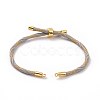 Nylon Cord Silder Bracelets MAK-C003-03G-13-4