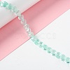 Transparent Glass Beads Strand GLAA-F112-01E-3