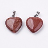 Synthetic Goldstone Pendants G-G956-B15-FF-3