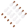 10Pcs Clear Glass Wishing Bottles AJEW-TA0002-85E-1